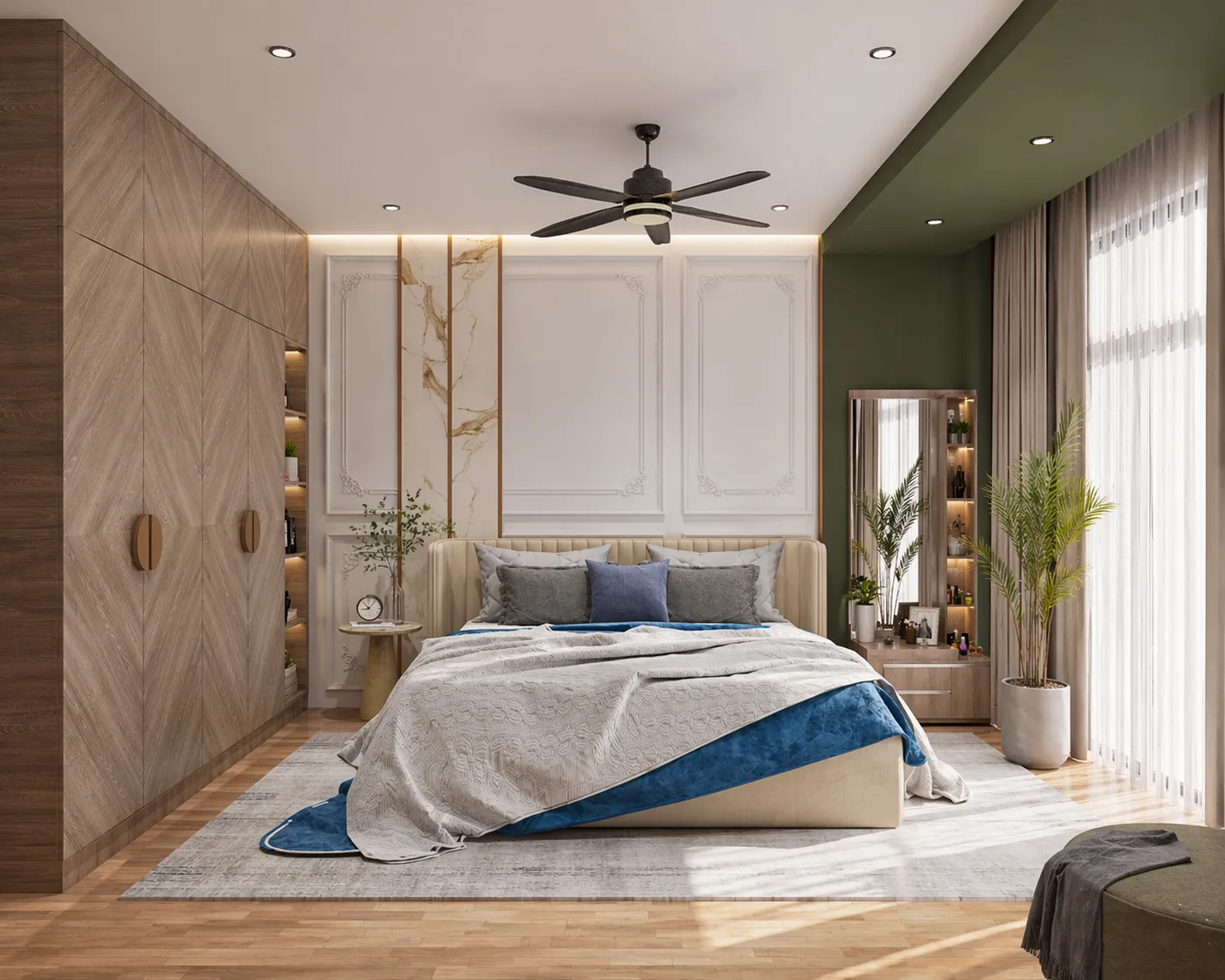 Ansal Heights, Guest bedroom