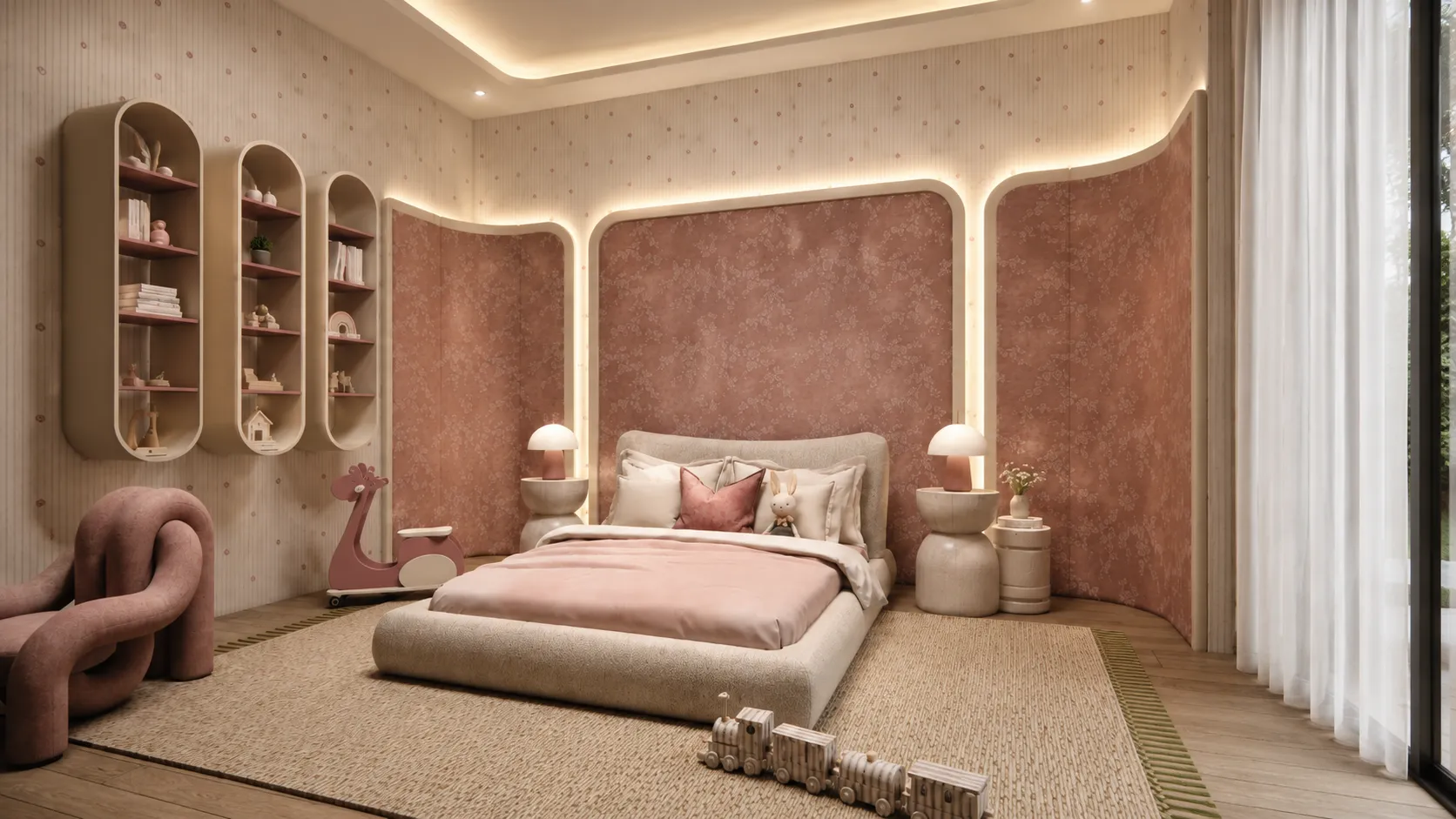 Jebel Ali Village II, Children's room