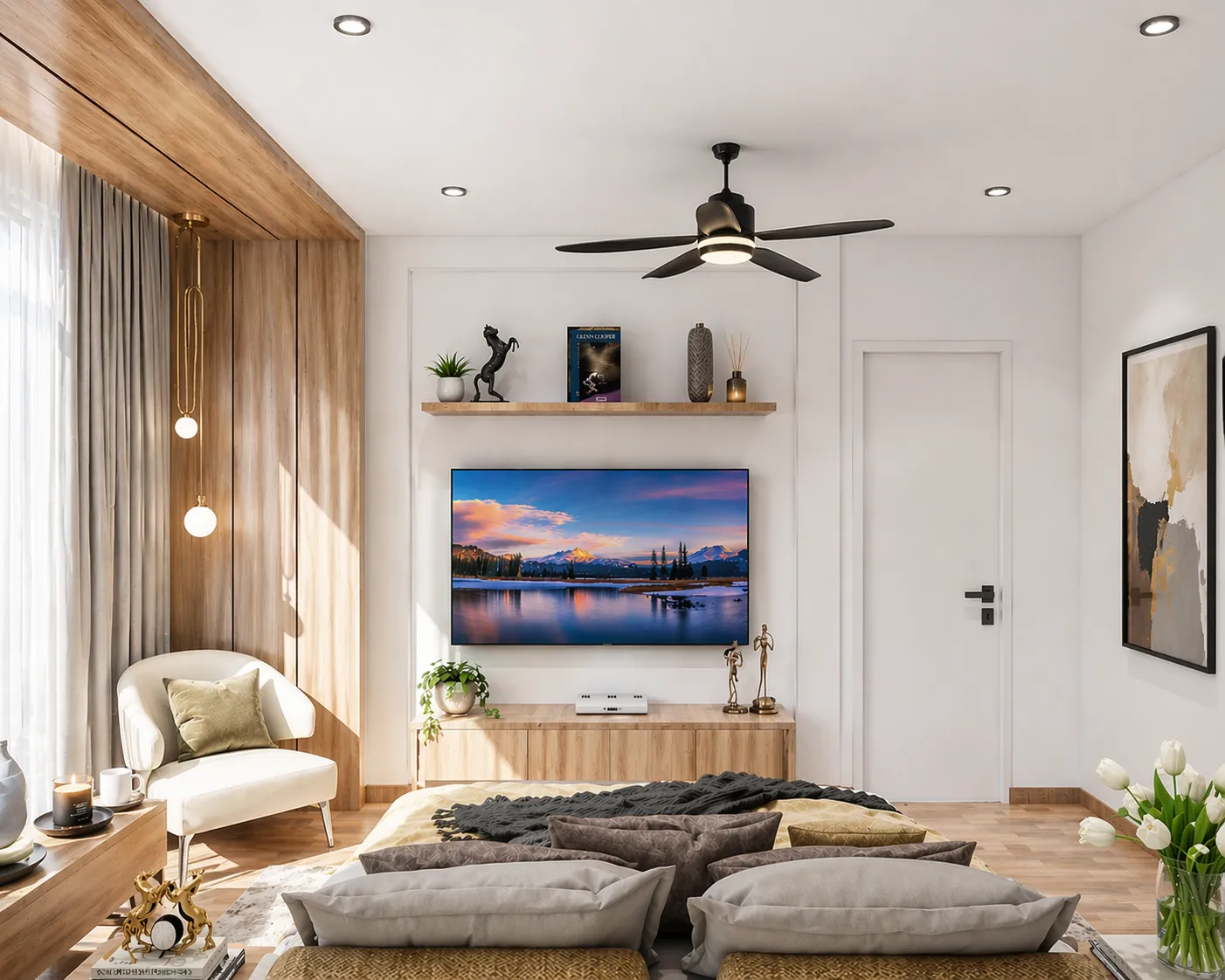 Ansal Heights, Brother's bedroom