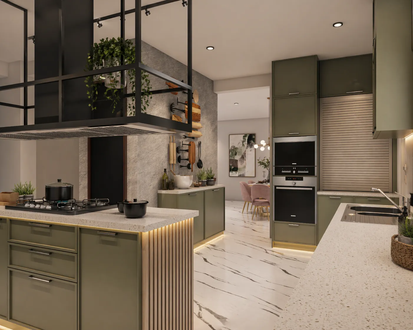 Ansal Heights, Kitchen