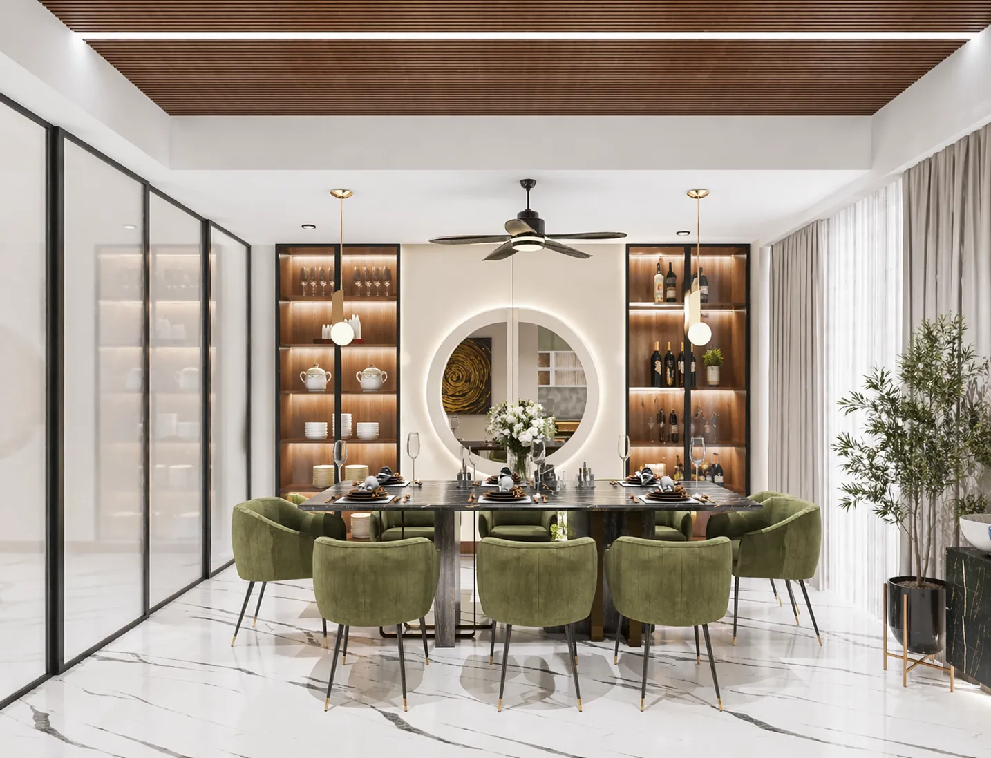 Ansal Heights, Living and dining