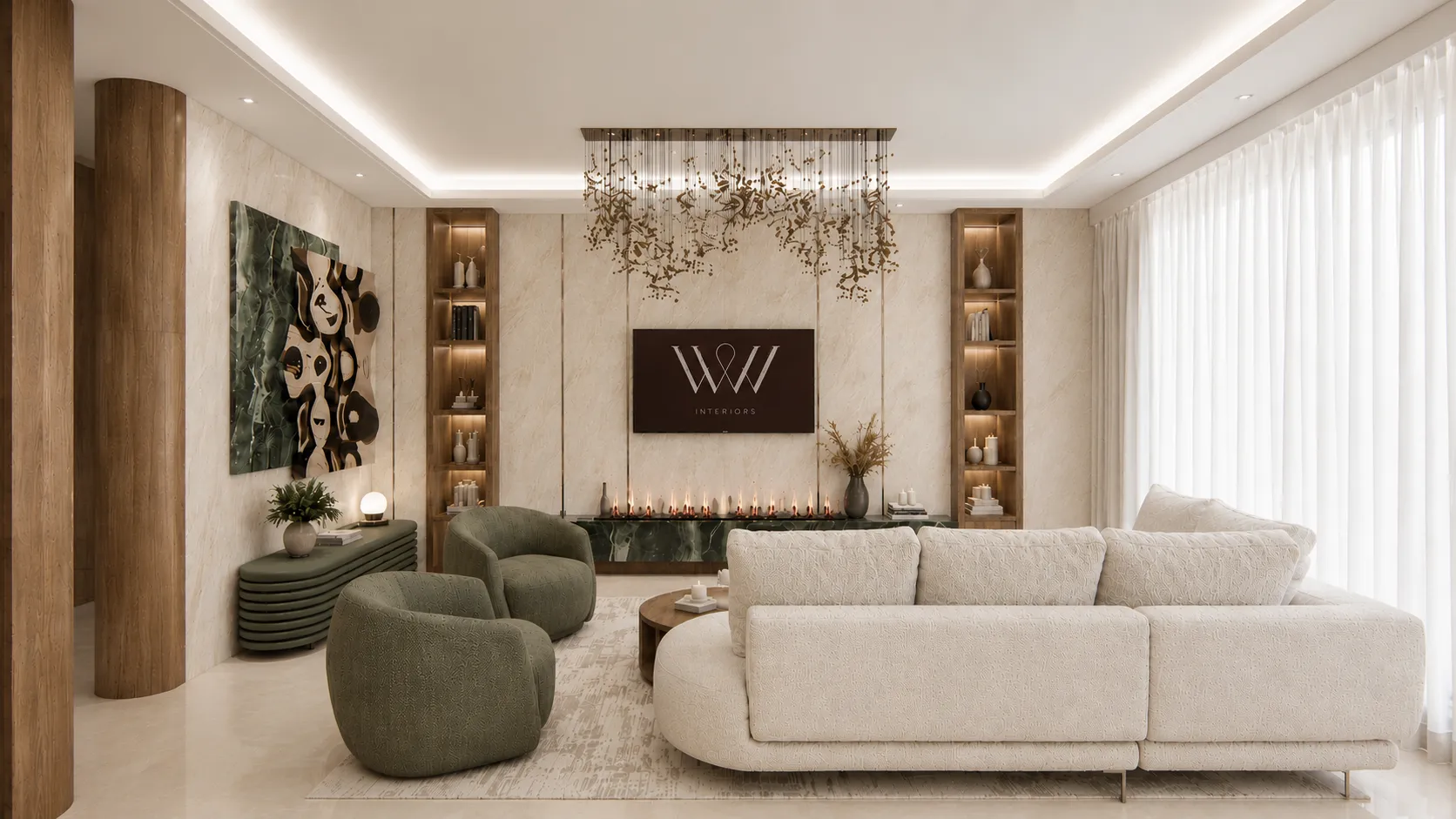 Jebel Ali Village II, Living and dining